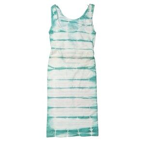 Free People Tie Dye Bandage Dress Blue/Green Size XS/S